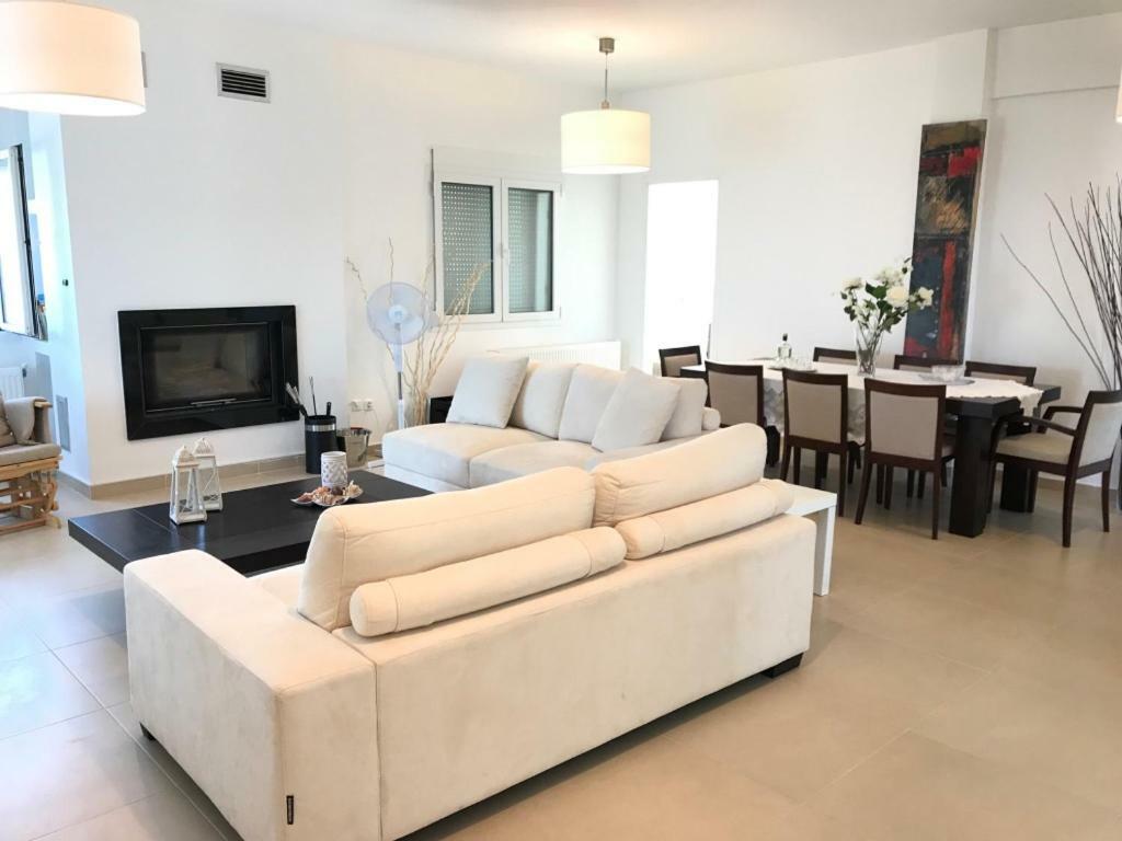 Villa Korais Luxury 3Br Apt With Sea View Солун Екстериор снимка